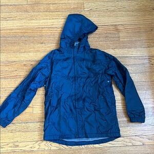 Lands' End Dark Blue Fleece-Lined‎ Jacket